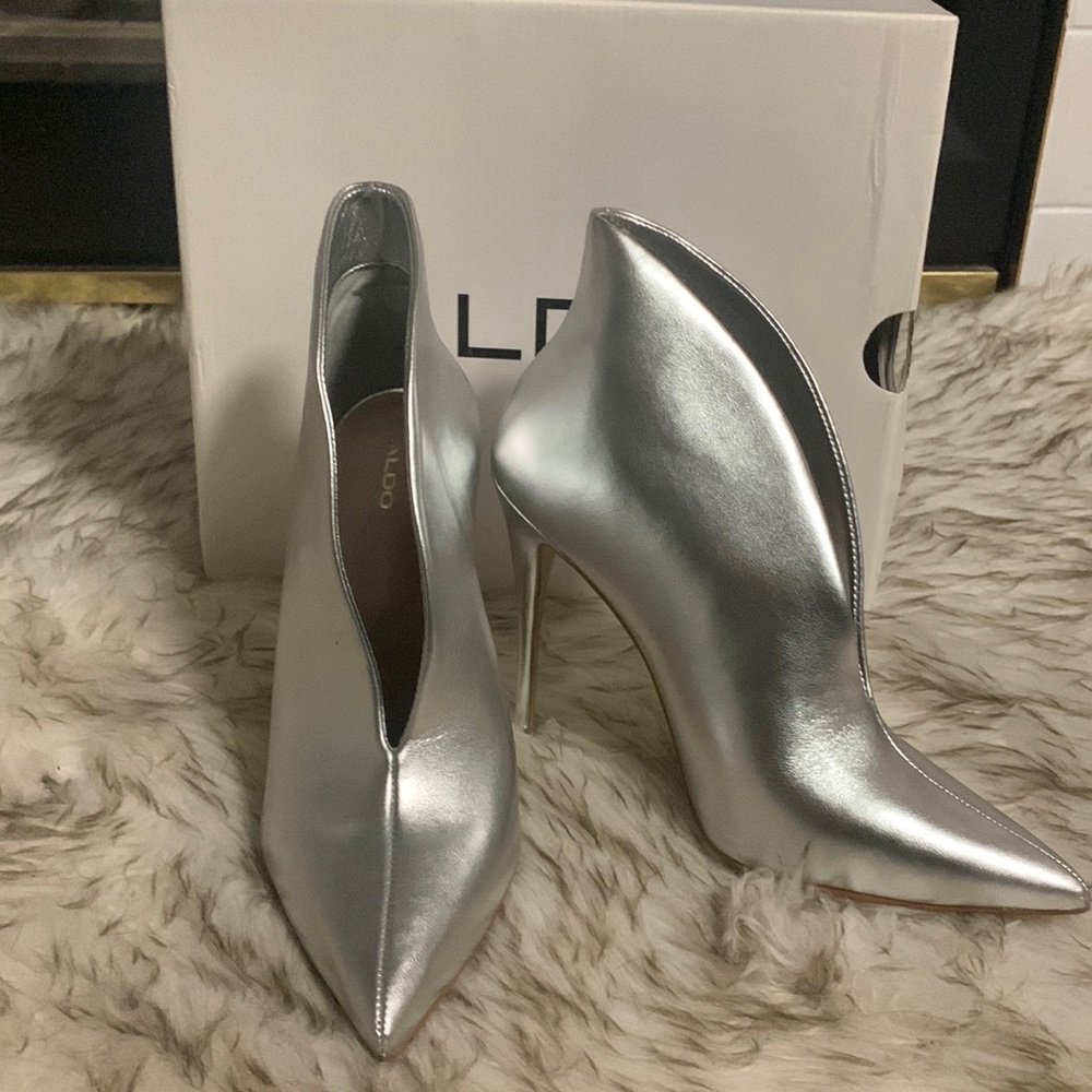 NEW silver shoes